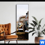 Wechselmotiv Alte Rostige Autos Schmal Produktvorschau mit dem Bild Alte rostige Autos im Format Schmal.