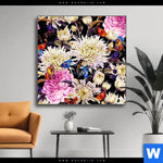 Wechselmotiv Aquarell Von Wilden Blumen Quadrat Produktvorschau mit dem Bild Aquarell von wilden Blumen im Format Quadrat.