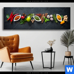 Wechselmotiv Aromen Der Weltkueche Panorama Produktvorschau mit dem Bild Aromen der Weltküche im Format Panorama.