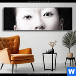Wechselmotiv Asiatische Schoenheit Panorama Produktvorschau mit dem Bild Asiatische Schönheit im Format Panorama.