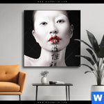 Wechselmotiv Asiatische Schoenheit Quadrat Produktvorschau mit dem Bild Asiatische Schönheit im Format Quadrat.