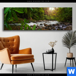 Wechselmotiv Asiatischer Tropischer Dschungel Panorama Produktvorschau mit dem Bild Asiatischer tropischer Dschungel im Format Panorama.
