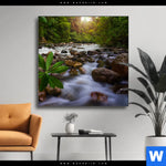 Wechselmotiv Asiatischer Tropischer Dschungel Quadrat Produktvorschau mit dem Bild Asiatischer tropischer Dschungel im Format Quadrat.