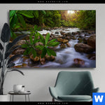 Wechselmotiv Asiatischer Tropischer Dschungel Querformat Produktvorschau mit dem Bild Asiatischer tropischer Dschungel im Format Querformat.