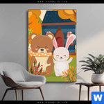 Wechselmotiv Baer Haeschen Hochformat Produktvorschau mit dem Bild Bär & Häschen im Format Hochformat.