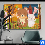 Wechselmotiv Baer Haeschen Querformat Produktvorschau mit dem Bild Bär & Häschen im Format Querformat.