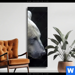 Wechselmotiv Baeren Zweisamkeit Schmal Produktvorschau mit dem Bild Bären - Zweisamkeit im Format Schmal.