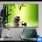 Wechselmotiv Bambus Steine Querformat Produktvorschau mit dem Bild Bambus & Steine im Format Querformat.