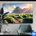 Wechselmotiv Beeindruckendes Island Querformat Produktvorschau mit dem Bild Beeindruckendes Island im Format Querformat.