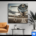 Wechselmotiv Bereit Zum Abheben Quadrat Produktvorschau mit dem Bild Bereit zum Abheben im Format Quadrat.