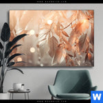 Wechselmotiv Blaetter Im Sonnenlicht Querformat Produktvorschau mit dem Bild Blätter im Sonnenlicht im Format Querformat.