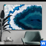 Wechselmotiv Blauer Achat Querformat Produktvorschau mit dem Bild Blauer Achat im Format Querformat.