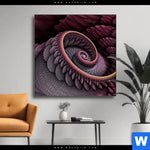 Wechselmotiv Blueten Spirale Quadrat Produktvorschau mit dem Bild Blüten Spirale im Format Quadrat.