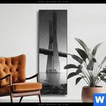 Wechselmotiv Bruecke Am Weiten Meer Schmal Produktvorschau mit dem Bild Brücke am weiten Meer im Format Schmal.