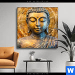 Wechselmotiv Buddha Innerer Frieden Quadrat Produktvorschau mit dem Bild Buddha - Innerer Frieden im Format Quadrat.