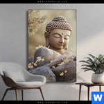 Wechselmotiv Buddha Stille Des Seins Hochformat Produktvorschau mit dem Bild Buddha - Stille des Seins im Format Hochformat.