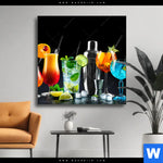 Wechselmotiv Bunte Cocktailtraeume Quadrat Produktvorschau mit dem Bild Bunte Cocktailträume im Format Quadrat.