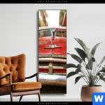 Wechselmotiv Bunte Vintage Oldtimer Schmal Produktvorschau mit dem Bild Bunte vintage Oldtimer im Format Schmal.
