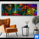 Wechselmotiv Bunter Buddha Panorama Produktvorschau mit dem Bild Bunter Buddha im Format Panorama.