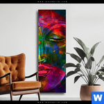 Wechselmotiv Bunter Buddha Schmal Produktvorschau mit dem Bild Bunter Buddha im Format Schmal.