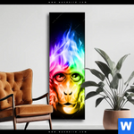 Wechselmotiv Bunter Feuer Affe Schmal Produktvorschau mit dem Bild Bunter Feuer-Affe im Format Schmal.