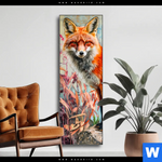 Wechselmotiv Der Fuchs Abstrakte Natur Schmal Produktvorschau mit dem Bild Der Fuchs - Abstrakte Natur im Format Schmal.