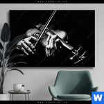 Wechselmotiv Der Geigenspieler Querformat Produktvorschau mit dem Bild Der Geigenspieler im Format Querformat.