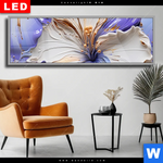 Wechselmotiv Dia Abstrakte Blumenformen Panorama Produktvorschau mit dem Bild Abstrakte Blumenformen im Format Panorama.