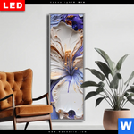 Wechselmotiv Dia Abstrakte Blumenformen Schmal Produktvorschau mit dem Bild Abstrakte Blumenformen im Format Schmal.