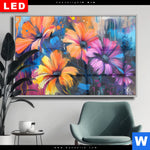 Wechselmotiv Dia Abstrakte Blumenpracht Querformat Produktvorschau mit dem Bild Abstrakte Blumenpracht im Format Querformat.