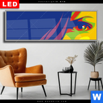 Wechselmotiv Dia Abstrakte Frau No 1 Panorama Produktvorschau mit dem Bild Abstrakte Frau No.1 im Format Panorama.