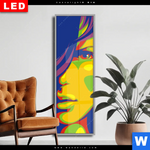 Wechselmotiv Dia Abstrakte Frau No 1 Schmal Produktvorschau mit dem Bild Abstrakte Frau No.1 im Format Schmal.