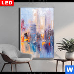 Wechselmotiv Dia Abstrakte Skyline No 2 Hochformat Produktvorschau mit dem Bild Abstrakte Skyline No.2 im Format Hochformat.