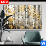 Wechselmotiv Dia Abstrakter Birkenwald Querformat Produktvorschau mit dem Bild Abstrakter Birkenwald im Format Querformat.