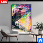 Wechselmotiv Dia Abstrakter Leguan Hochformat Produktvorschau mit dem Bild Abstrakter Leguan im Format Hochformat.