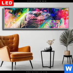 Wechselmotiv Dia Abstrakter Leguan Panorama Produktvorschau mit dem Bild Abstrakter Leguan im Format Panorama.