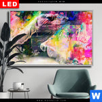 Wechselmotiv Dia Abstrakter Leguan Querformat Produktvorschau mit dem Bild Abstrakter Leguan im Format Querformat.