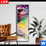 Wechselmotiv Dia Abstrakter Leguan Schmal Produktvorschau mit dem Bild Abstrakter Leguan im Format Schmal.