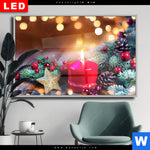 Wechselmotiv Dia Adventskerze Mit Weihnachtsschmuck Querformat Produktvorschau mit dem Bild Adventskerze mit Weihnachtsschmuck im Format Querformat.