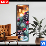 Wechselmotiv Dia Adventskerze Mit Weihnachtsschmuck Schmal Produktvorschau mit dem Bild Adventskerze mit Weihnachtsschmuck im Format Schmal.