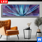 Wechselmotiv Dia Agavenblaetter Panorama Produktvorschau mit dem Bild Agavenblätter im Format Panorama.