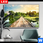 Wechselmotiv Dia Alte Bruecke Am Fluss Querformat Produktvorschau mit dem Bild Alte Brücke am Fluss im Format Querformat.