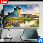 Wechselmotiv Dia Alte Burg Mit See Querformat Produktvorschau mit dem Bild Alte Burg mit See im Format Querformat.