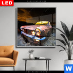 Wechselmotiv Dia Altes Auto Quadrat Produktvorschau mit dem Bild Altes Auto im Format Quadrat.