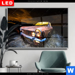 Wechselmotiv Dia Altes Auto Querformat Produktvorschau mit dem Bild Altes Auto im Format Querformat.