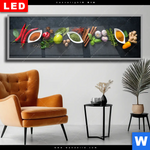 Wechselmotiv Dia Aromen Der Weltkueche Panorama Produktvorschau mit dem Bild Aromen der Weltküche im Format Panorama.