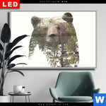 Wechselmotiv Dia Baer Wald No 1 Querformat Produktvorschau mit dem Bild Bär & Wald No.1 im Format Querformat.