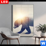 Wechselmotiv Dia Baer Wald No2 Hochformat Produktvorschau mit dem Bild Bär & Wald No.2 im Format Hochformat.