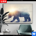 Wechselmotiv Dia Baer Wald No2 Querformat Produktvorschau mit dem Bild Bär & Wald No.2 im Format Querformat.