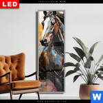 Wechselmotiv Dia Bella Abstraktes Pferdeportraet Schmal Produktvorschau mit dem Bild Bella - Abstraktes Pferdeporträt im Format Schmal.